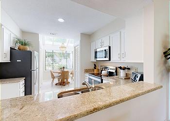Kitchen with Pass-Through Window
