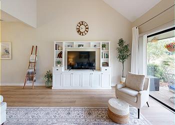 Living Room with HDTV