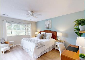Primary Bedroom with King Size Bed