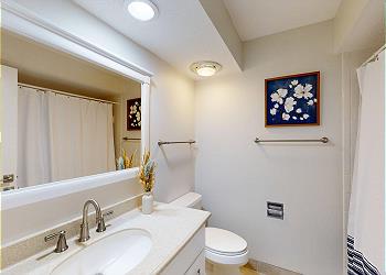 Guest Bathroom with Tub and Shower Combination