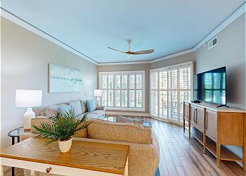 Living Room with Access to Private Balcony