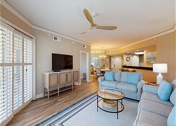 Living Room with HDTV