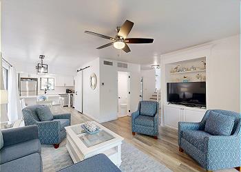 Living Room with HDTV