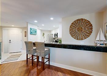 Kitchen with Bar Seating for Two