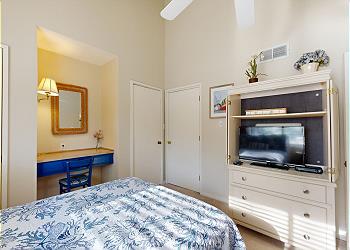 First Floor Guest Bedroom with HDTV