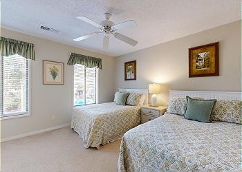Guest Bedroom with Two Queen Size Beds