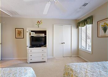 Guest Bedroom with HDTV