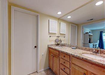 Primary Bathroom with Double Sink Vanity