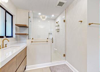 Primary Bathroom with Large Walk-in Shower