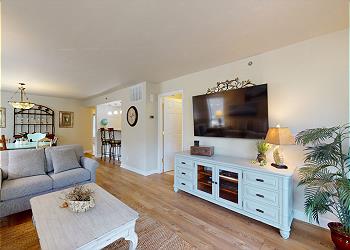 Living Room with HDTV