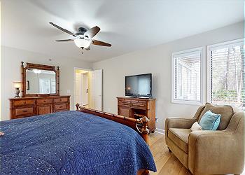 Primary Bedroom with HDTV