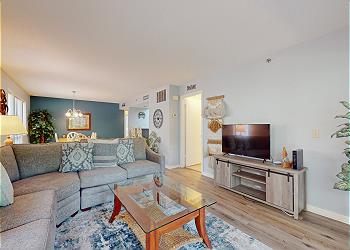 Living Room with HDTV