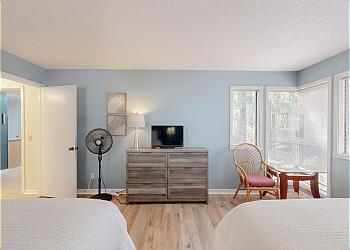Bedroom 1 with HDTV