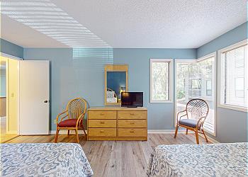 Bedroom 1 with HDTV
