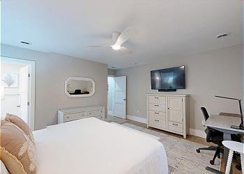 Primary Bedroom with HDTV