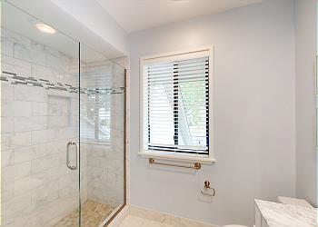 Primary Bathroom with Tiled Walk-in Shower