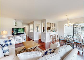 Living Room with HDTV