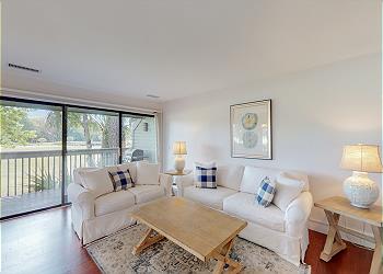 Living Room with Views of the George Fazio Golf Course