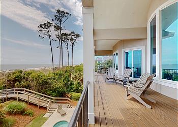 Terrance with Direct Views of the Atlantic Ocean