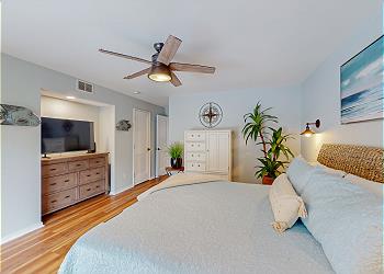 Primary Bedroom with HDTV