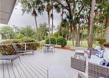 Private Deck with Views of the Robert Trent Jones Golf Course