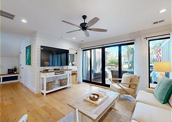 Living Room with Smart TV