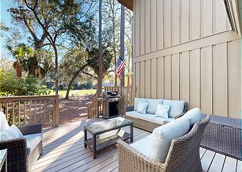 Private Deck with View of the Robert Trent Jones Golf Course