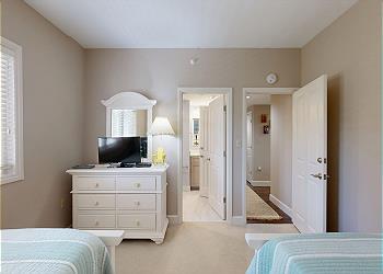 Guest Bedroom with HDTV
