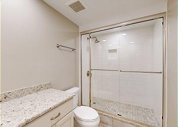 Guest Bathroom with Tub and Shower Combination