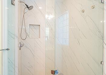 Primary Bathroom with Tiled Walk-in Shower