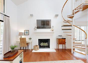 Living Room with HDTV