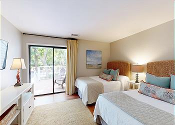 Guest Bedroom with Direct Access to Porch