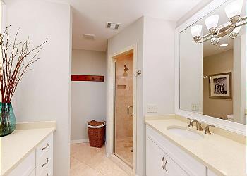 Primary Bathroom with His and Hers Sink