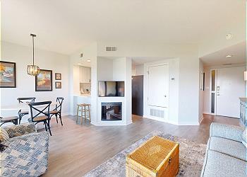 Living Room with HDTV