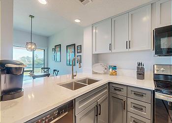 Kitchen with Bar Seating