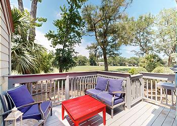 Outdoor Seating with Views of the George Fazio Golf Course