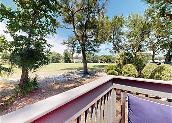 Private Deck with Views of the George Fazio Golf Course