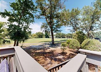 Private Deck with Steps