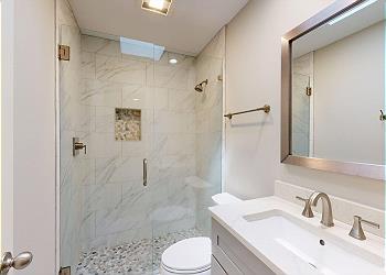 Second Floor Guest Bathroom with Tiled Walk-in Shower