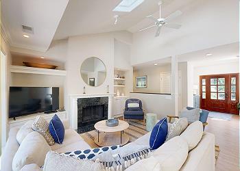 Living Room with HDTV