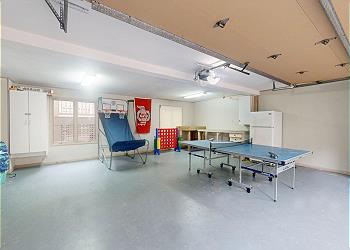 Garage with Assorted Games