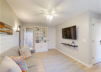 Den with HDTV