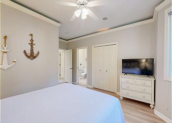 Guest Bedroom with HDTV