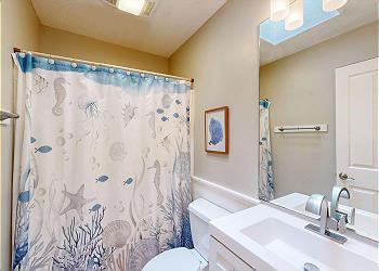 Guest Bathroom with Tub and Shower Combination