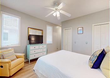 First Floor Guest Bedroom with HDTV