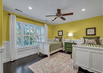 Guest Bedroom with Two Twin Size Beds