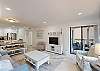 Living Room with Access to Private Deck