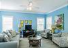 7 Purple Parrot Resort One Bedroom Condo 18cd by Perdido Key Resort Management Living Room