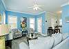 9 Purple Parrot Resort One Bedroom Condo 18cd by Perdido Key Resort Management Living Room