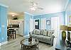 6 Purple Parrot Resort One Bedroom Condo 18cd by Perdido Key Resort Management Living Room